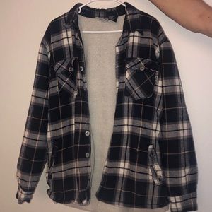 Fleece Lined Plaid Flannel